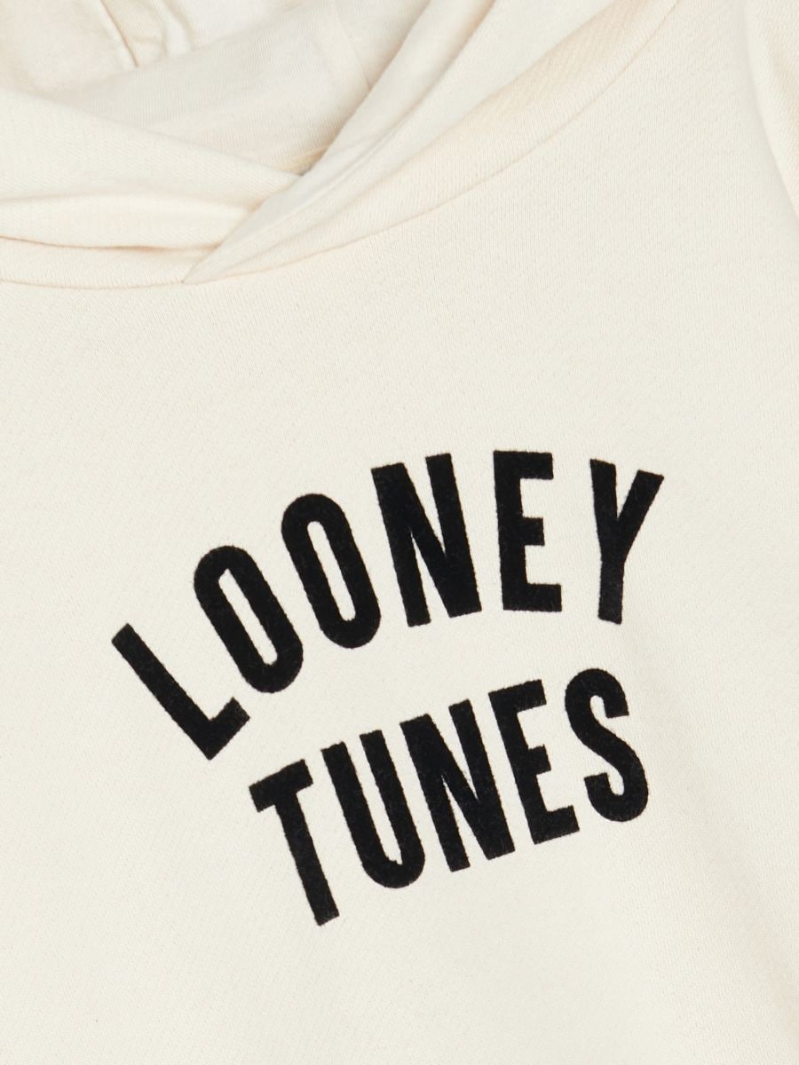 Looney Tunes oversized hoodie - cream - RESERVED - 5