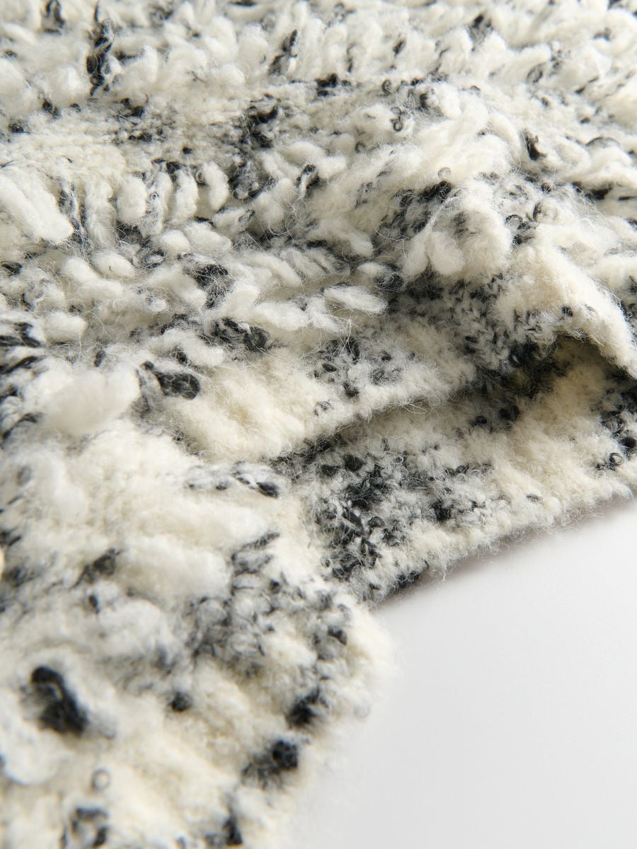 Structural wool blend jumper - multicolor - RESERVED - 5