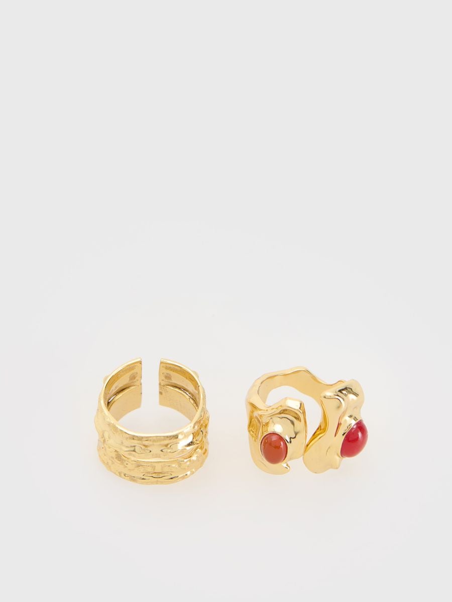 Rings set - golden - RESERVED - 2