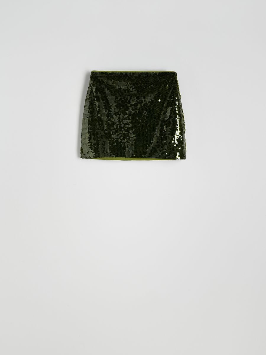 Sequin mini skirt - multicolor - RESERVED - 4