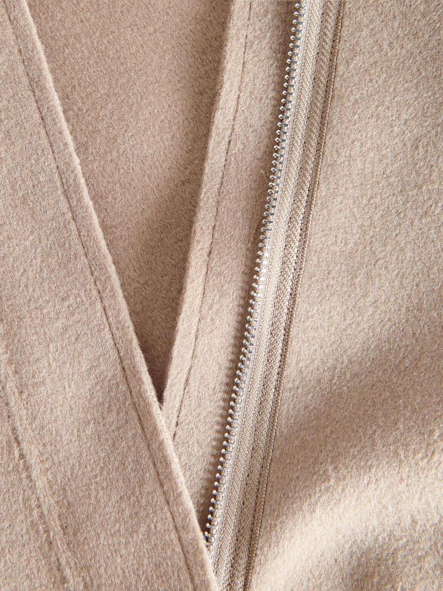 Oversized fleece jacket - coffee - RESERVED - 6