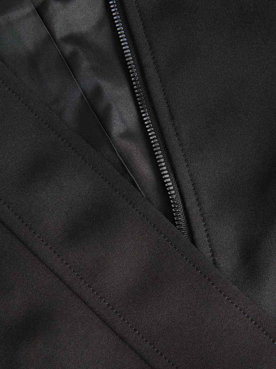 Cropped shacket - black - RESERVED - 6