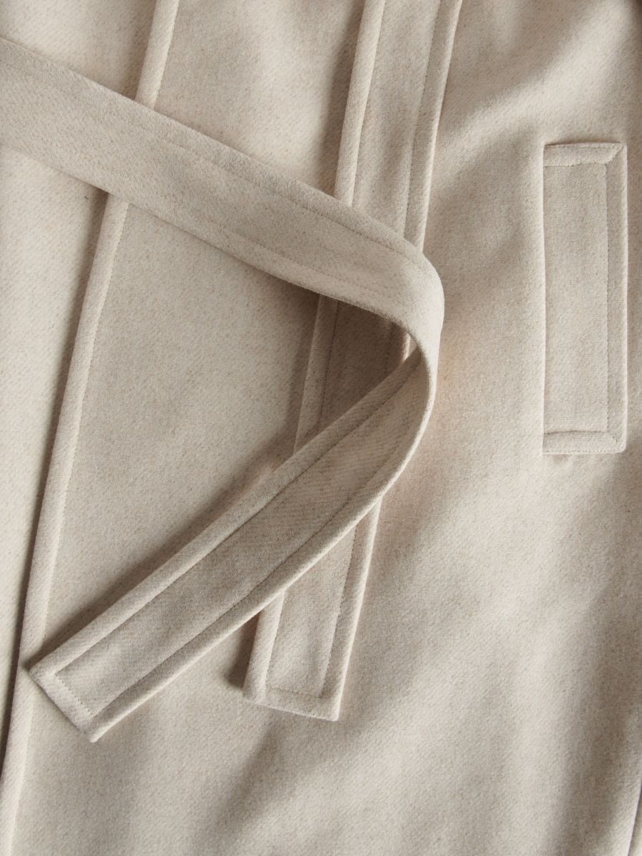 Wool blend coat - nude - RESERVED - 7