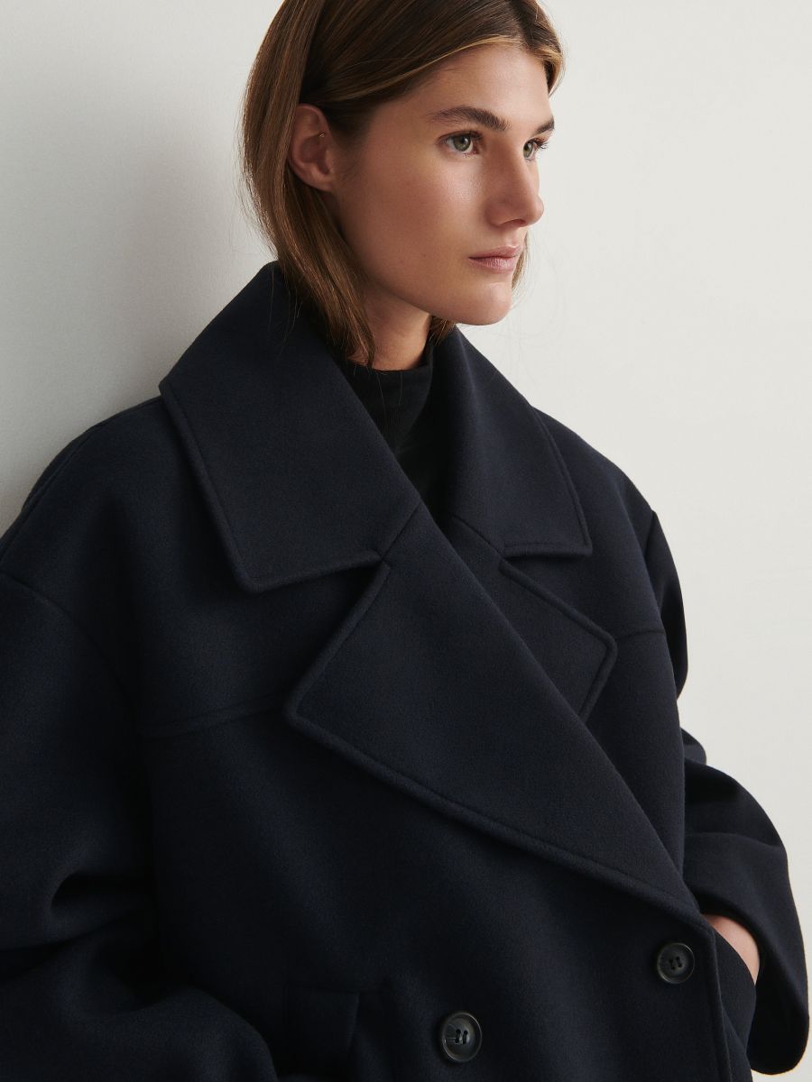 LADIES` OUTER JACKET - navy - RESERVED - 5
