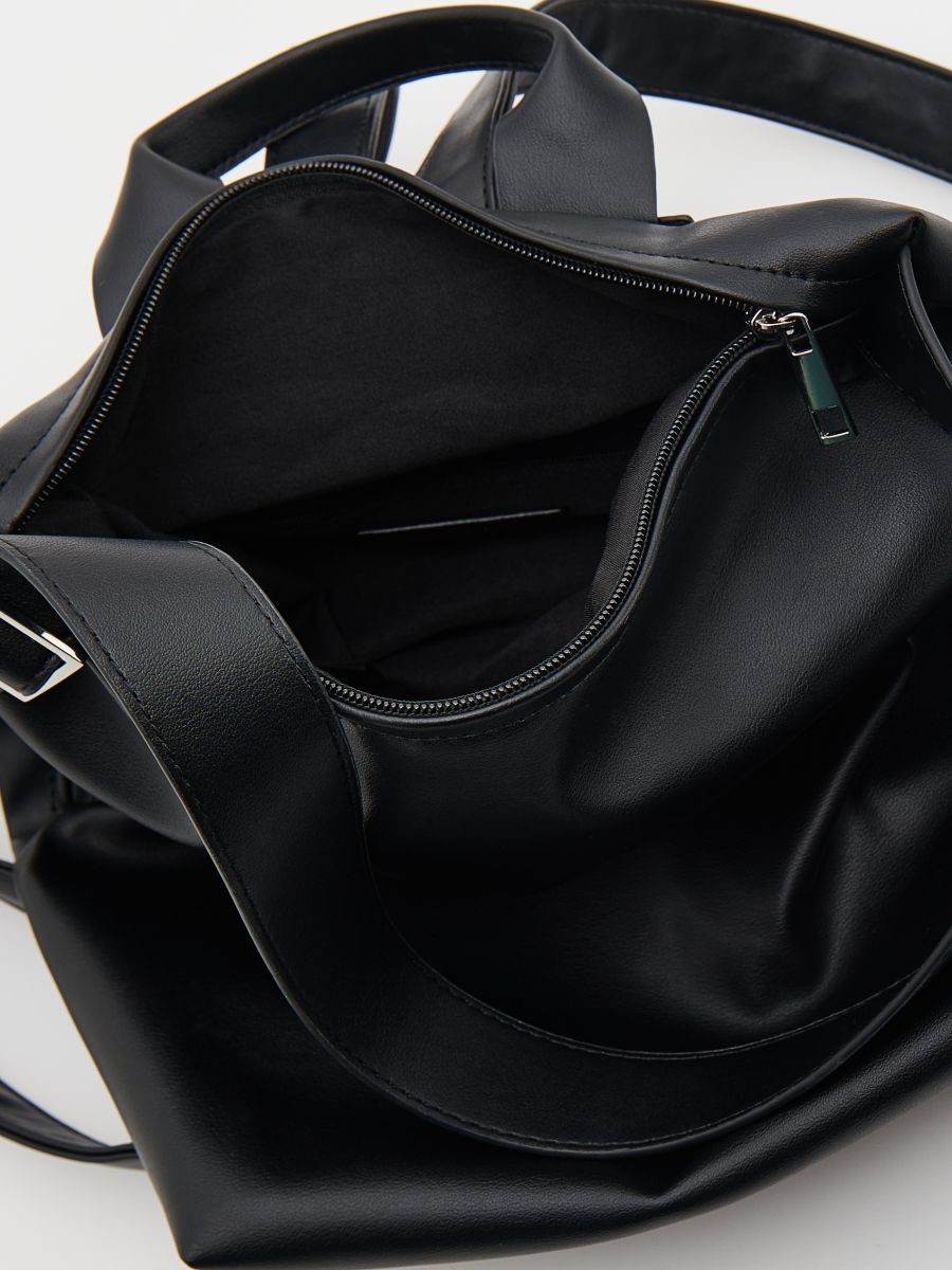 Zaino in ecopelle - nero - RESERVED - 6