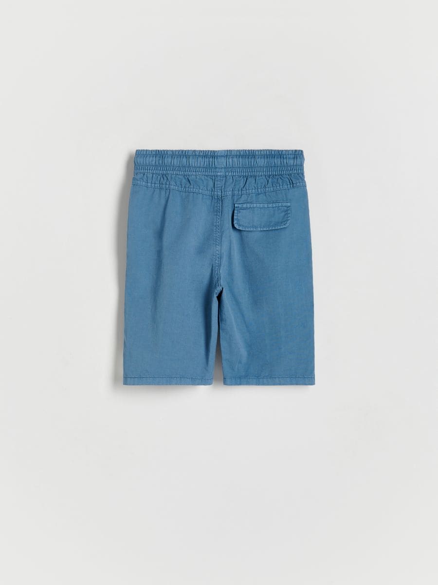 Patched shorts - navy - RESERVED - 2