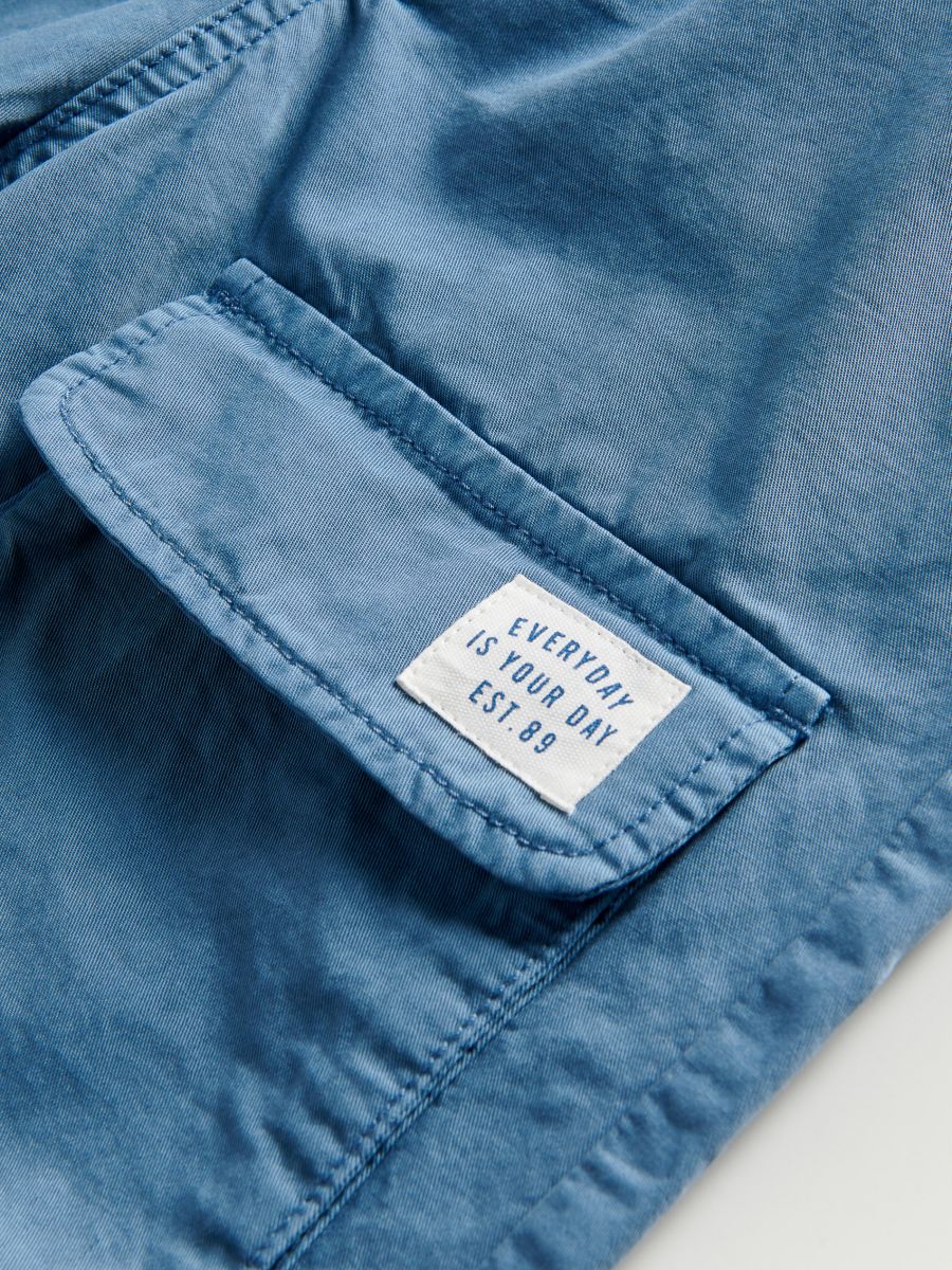 Patched shorts - navy - RESERVED - 3
