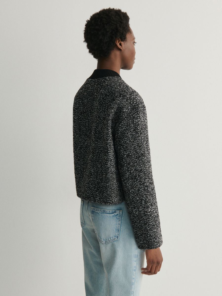 Jacket with stand up collar - light grey - RESERVED - 3