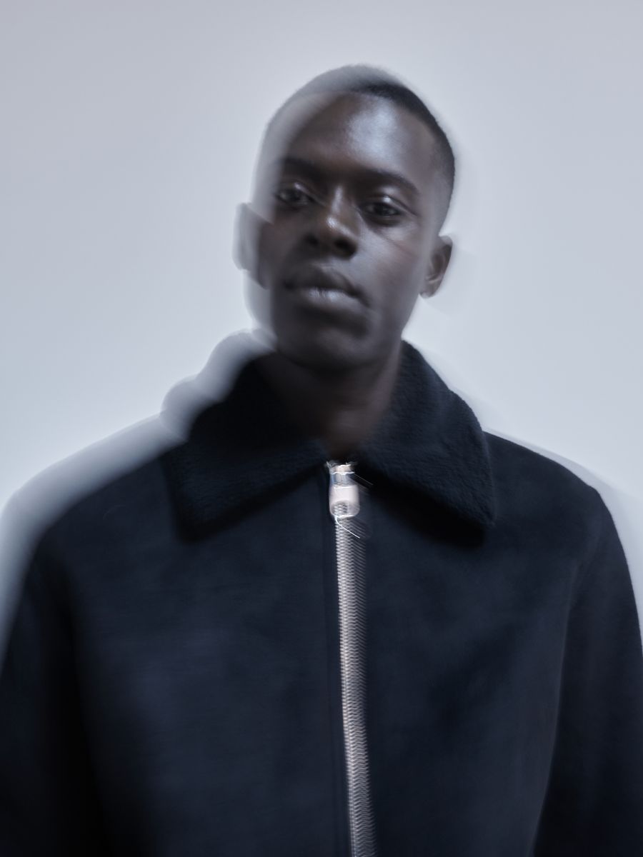 Sherpa collar jacket - black - RESERVED - 5