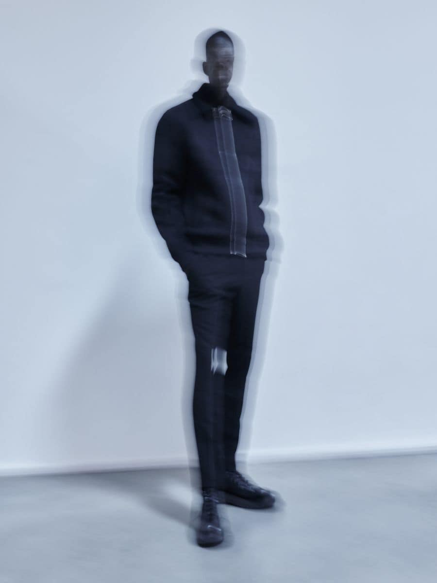 Sherpa collar jacket - black - RESERVED - 6