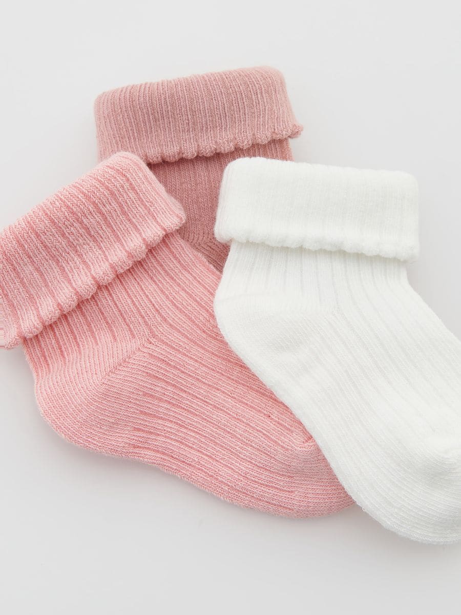Cotton striped socks 3 pack - multicolor - RESERVED - 2