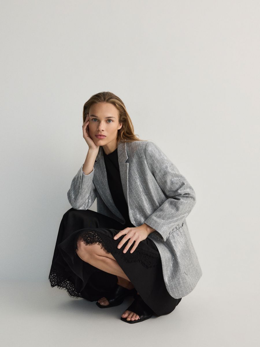 LADIES` BLAZER - multicolor - RESERVED - 3