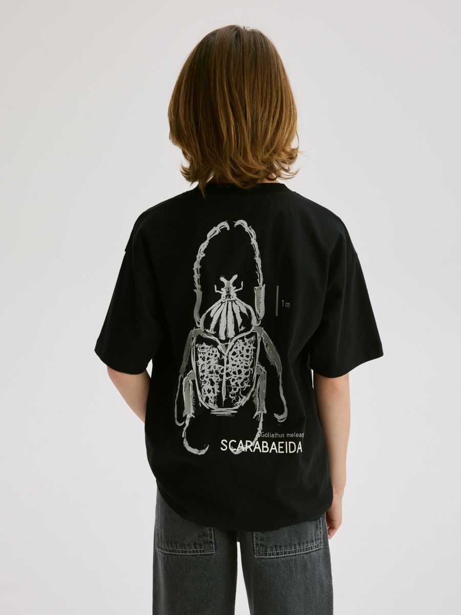 T-shirt with print - black - RESERVED - 4