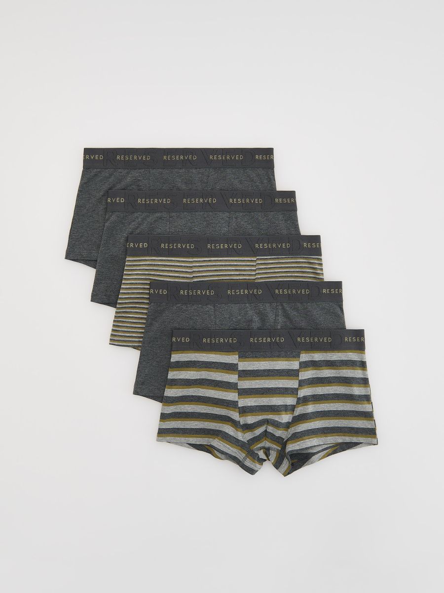 Classic boxers 5 pack - dark grey - RESERVED