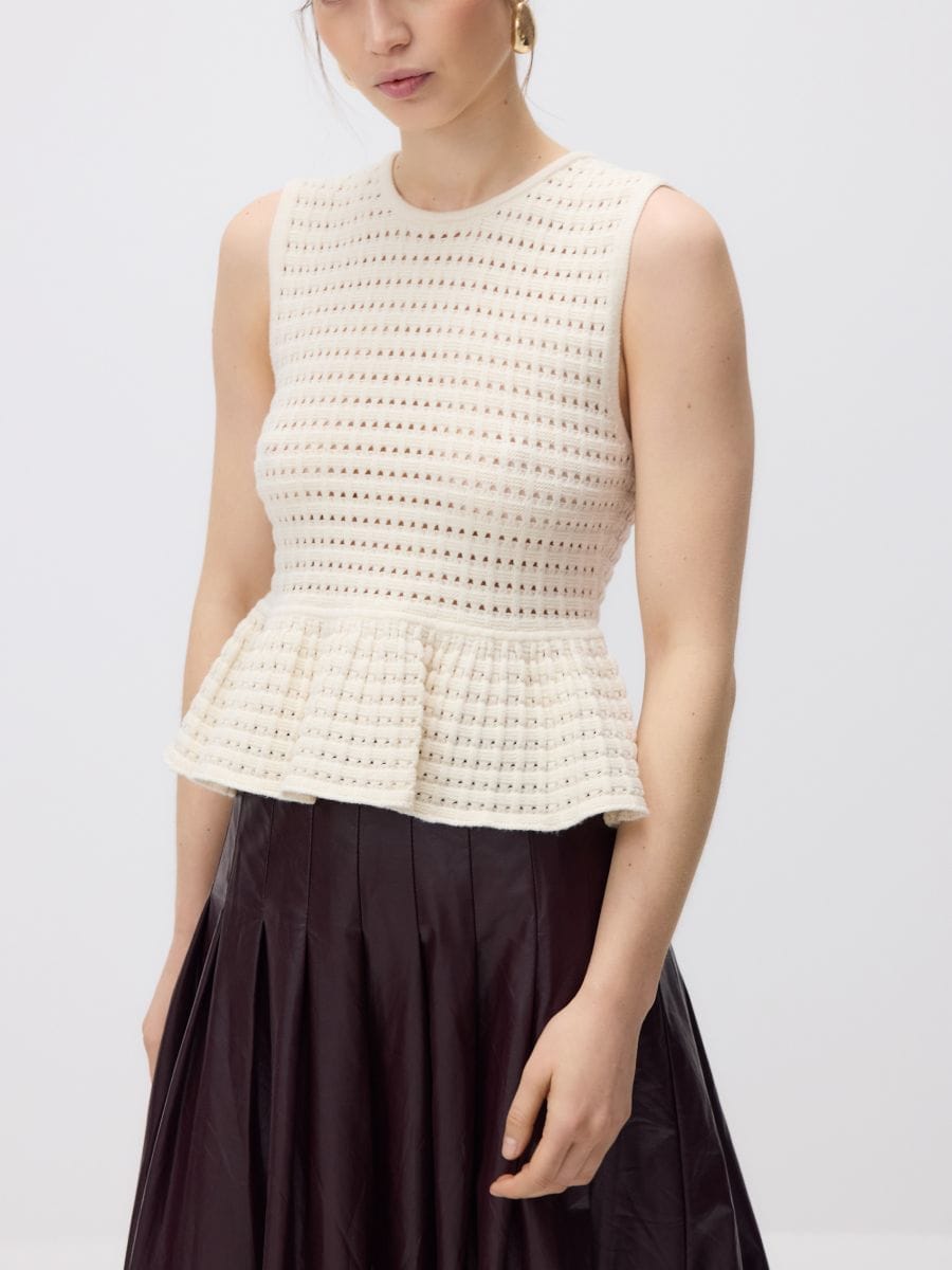 LADIES` BLOUSE - nude - RESERVED - 5