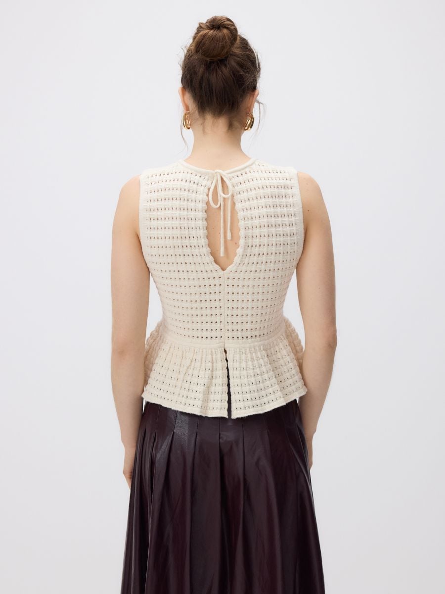 LADIES` BLOUSE - nude - RESERVED - 2