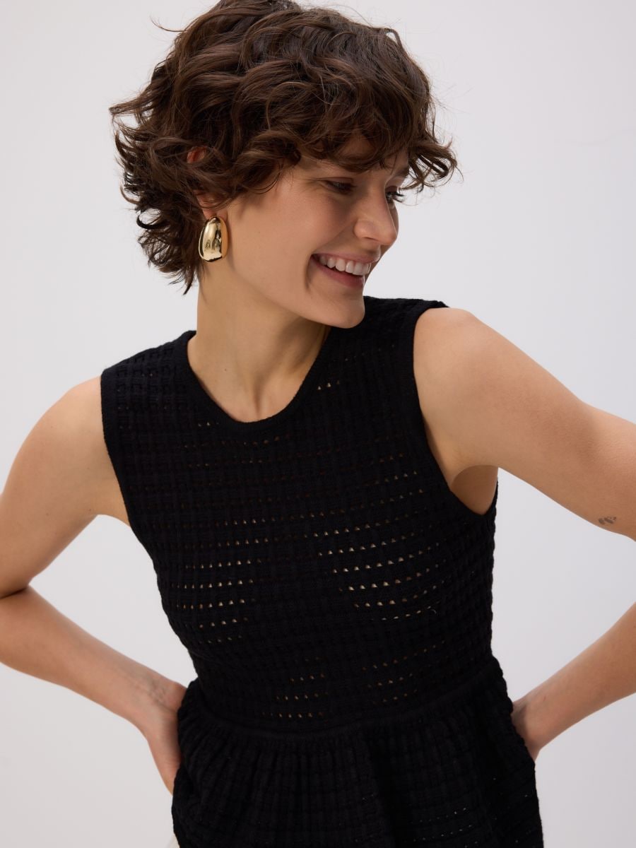 LADIES` BLOUSE - black - RESERVED - 4