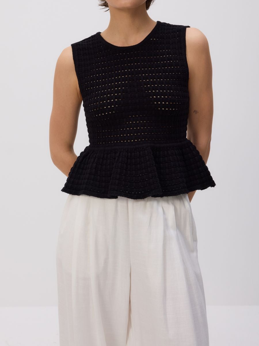 LADIES` BLOUSE - black - RESERVED - 3