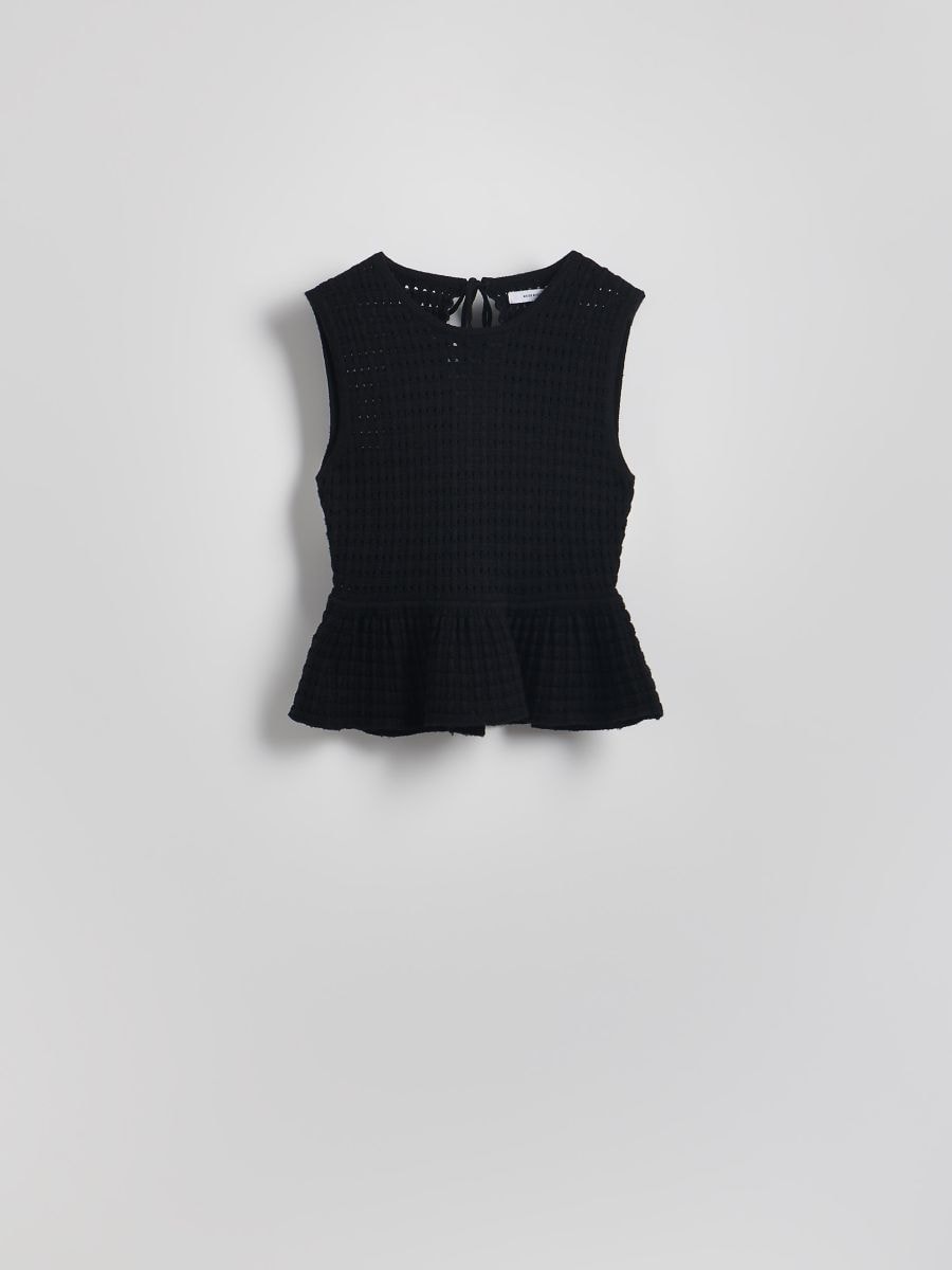 LADIES` BLOUSE - black - RESERVED - 6