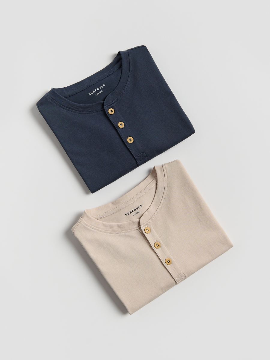 Cotton longsleeve 2 pack - navy - RESERVED