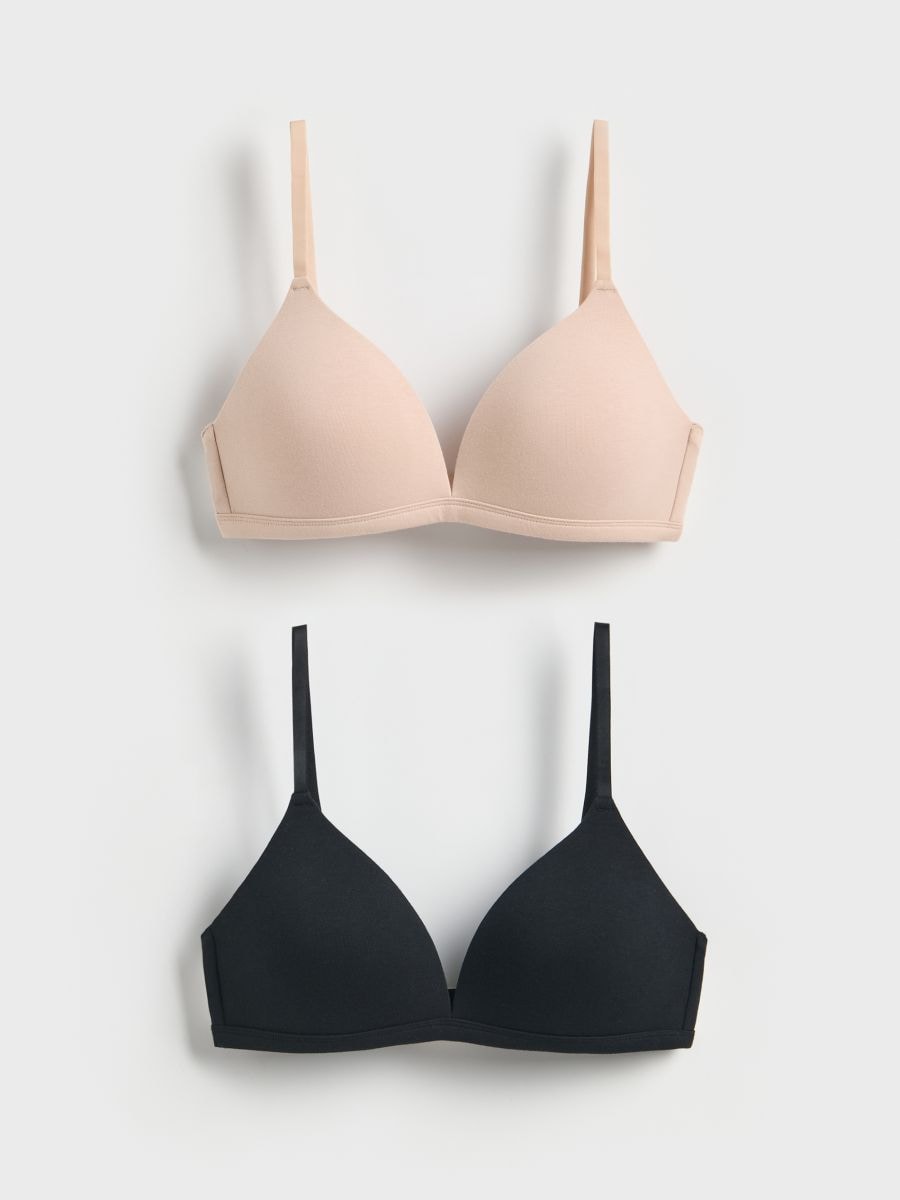 BH mit geformten Cups, 2er-Pack - schwarz - RESERVED - 2