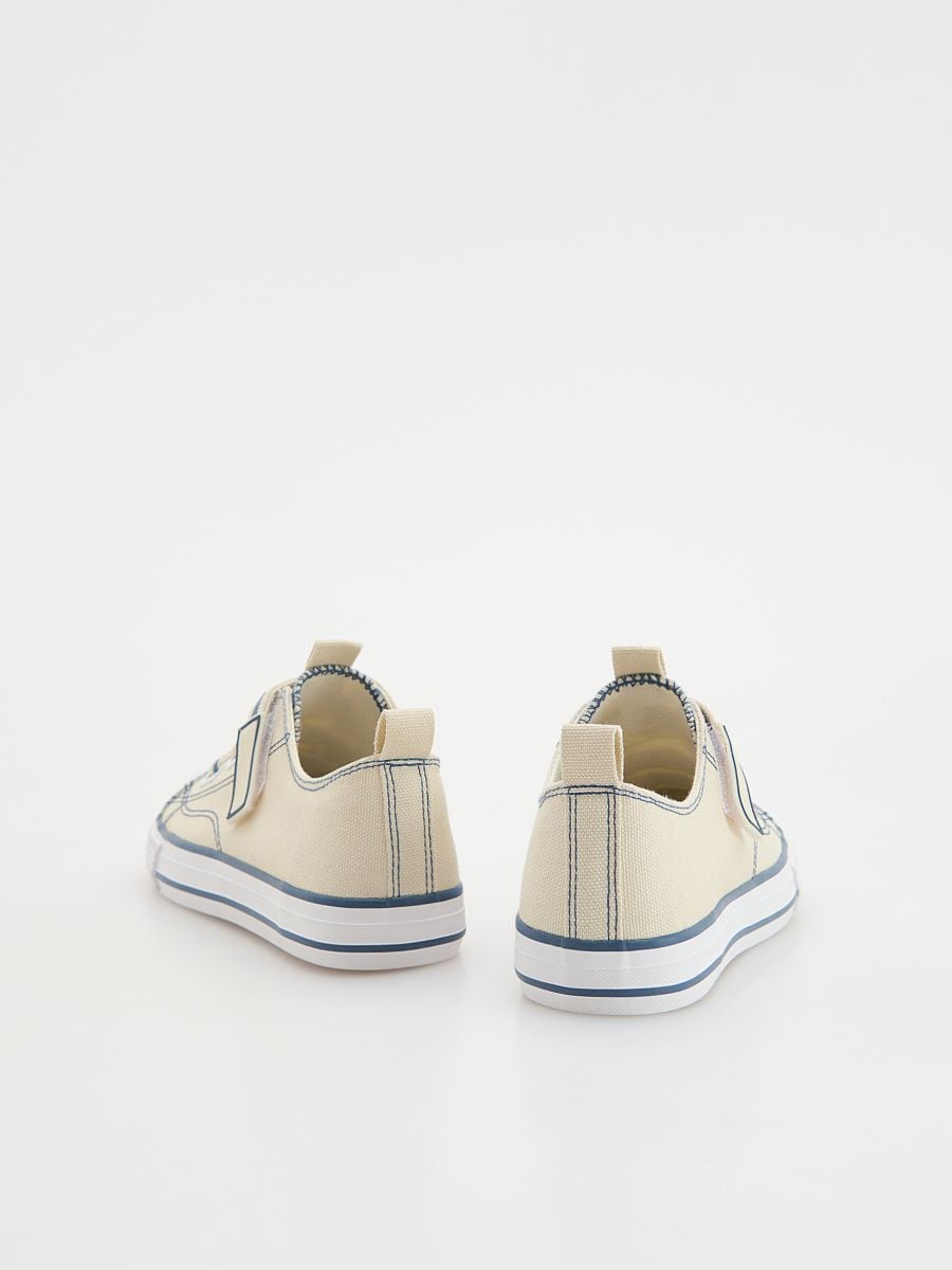 Velcro strap trainers - beige - RESERVED - 3