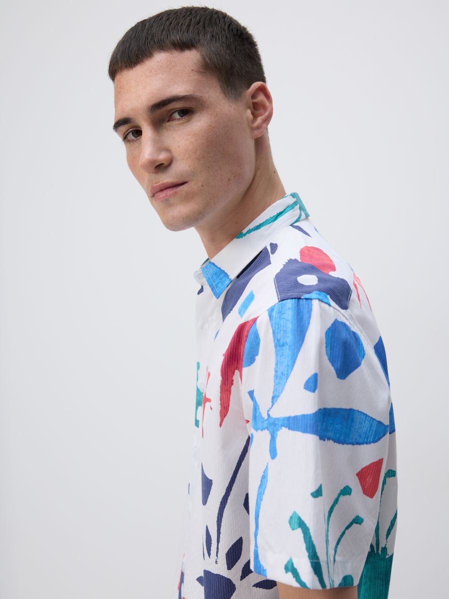 Regular fit patterned shirt - multicolor - RESERVED - 3
