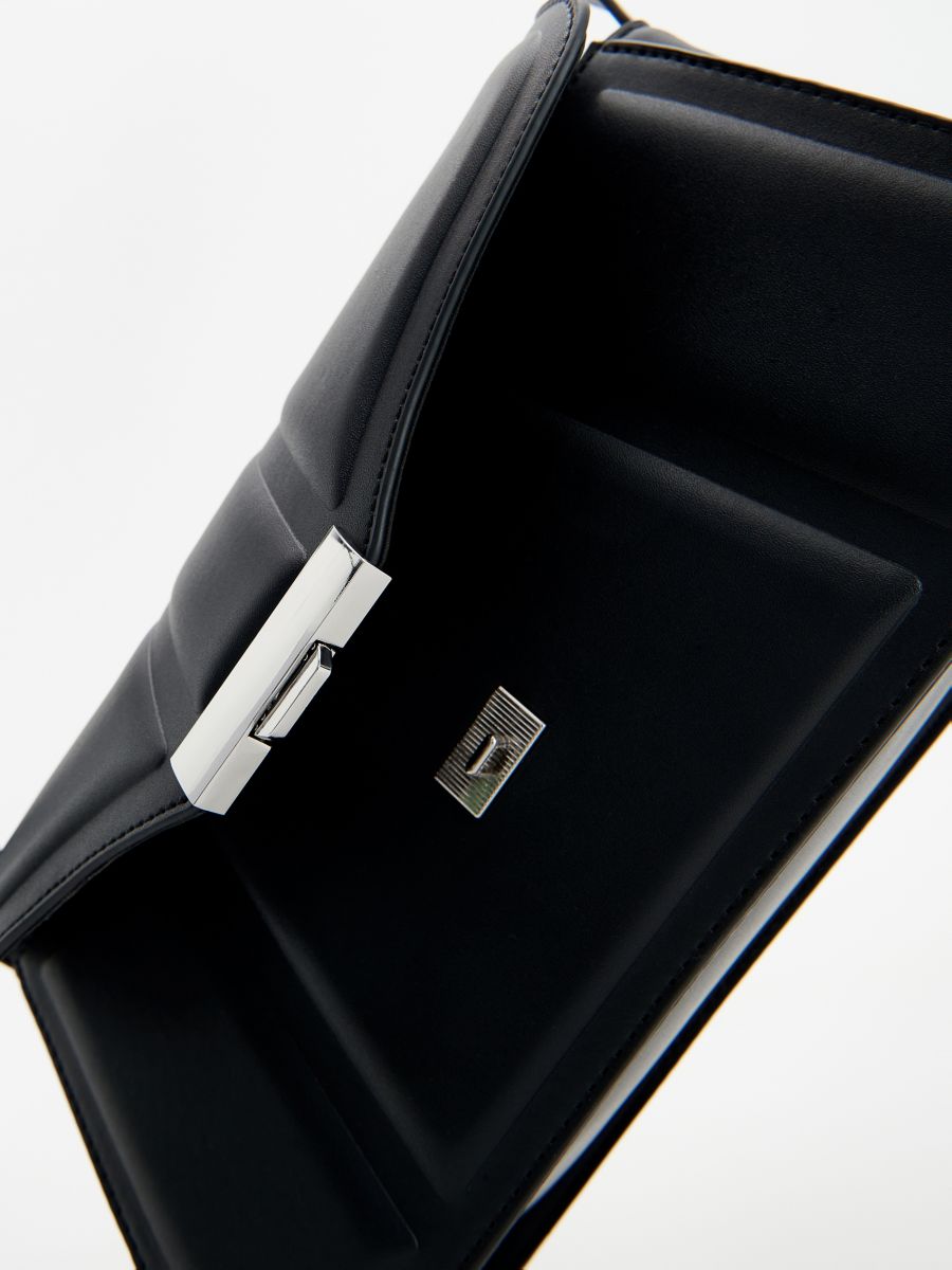 Tasche mit Prägemuster - schwarz - RESERVED - 4