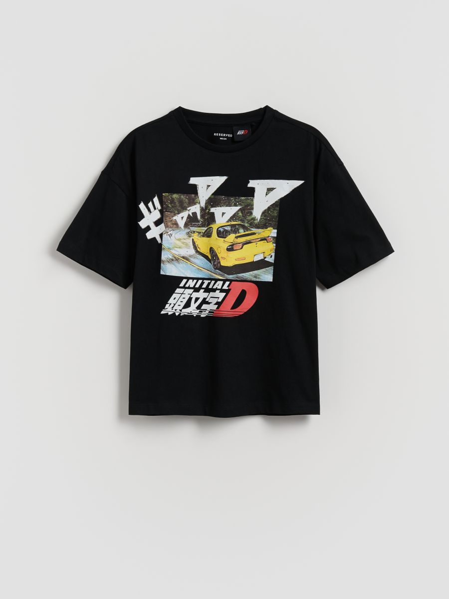T-shirt Initial D - Noir - RESERVED