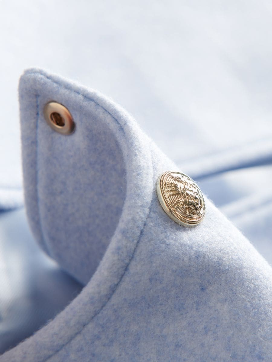 Jacket with decorative buttons - pale blue - RESERVED - 6
