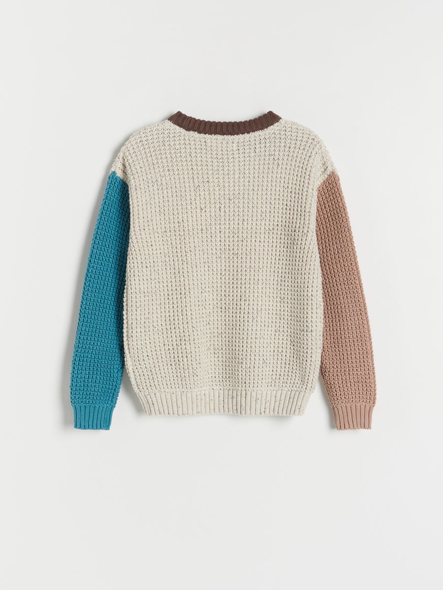 Oversize Mischpullover - creme - RESERVED - 3