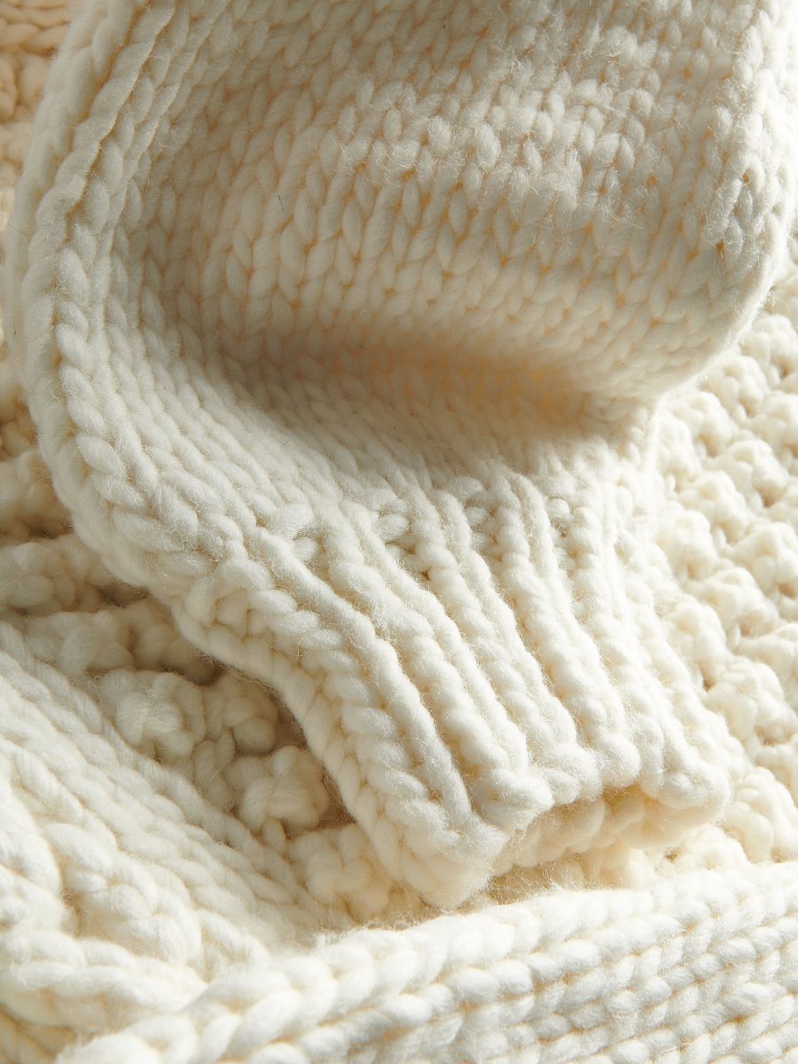 Wool blend jumper - cream - RESERVED - 6