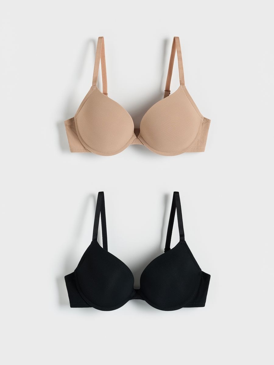 2er-Pack Push-up-BHs - schwarz - RESERVED - 2