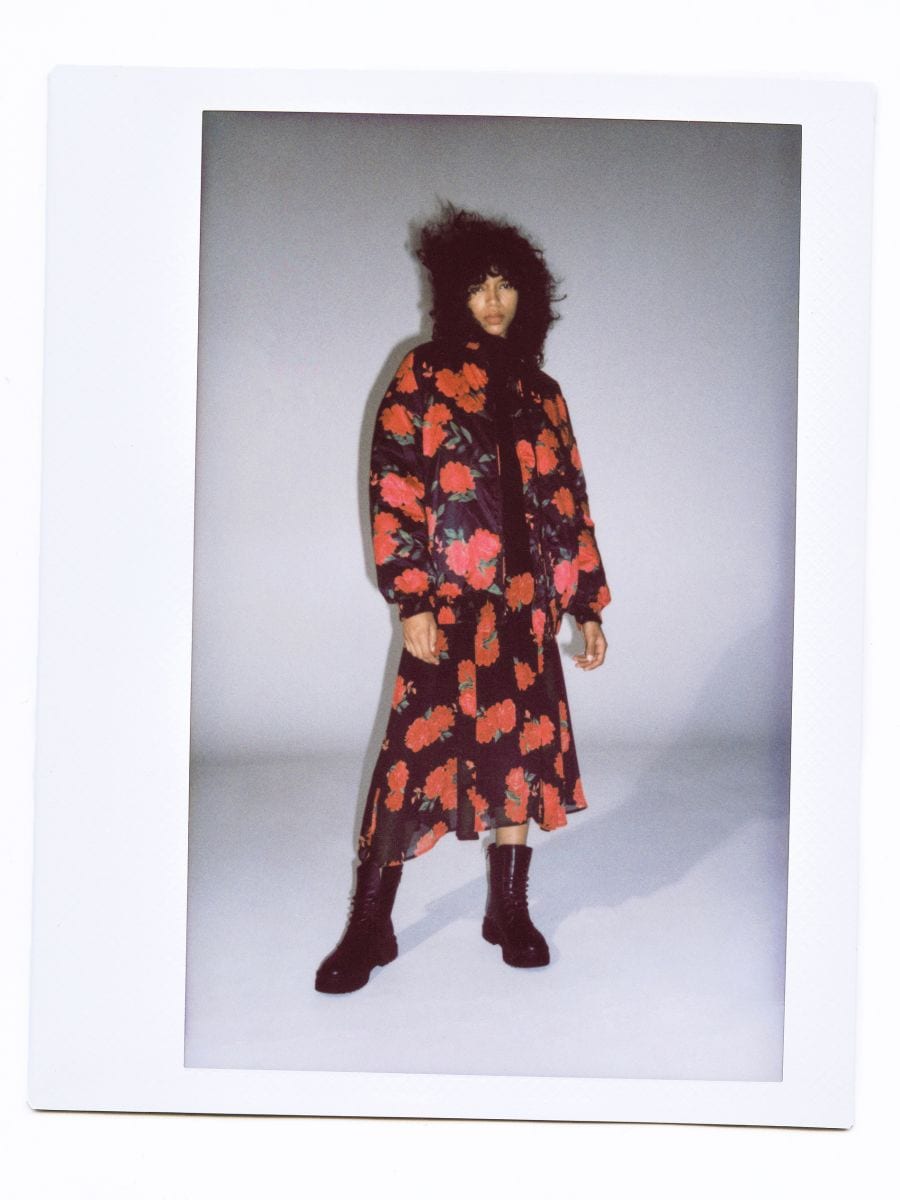Floral bomber jacket - multicolor - RESERVED - 2