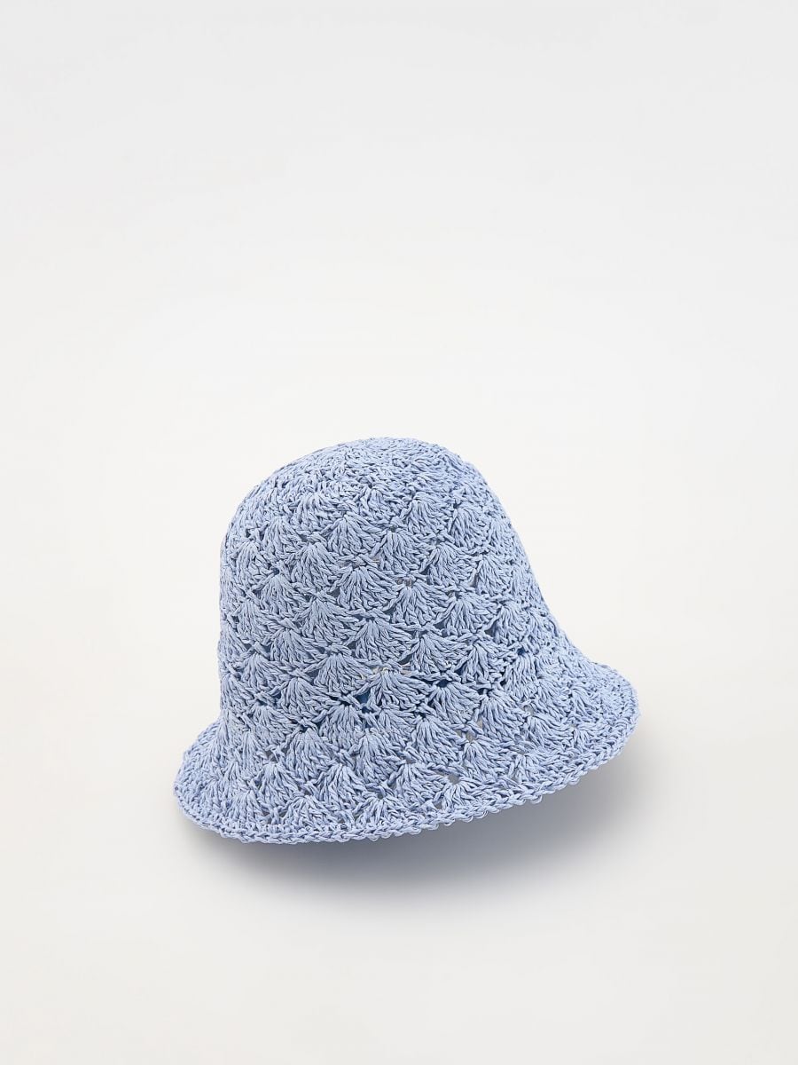 Salmu cepure - blāva zila - RESERVED
