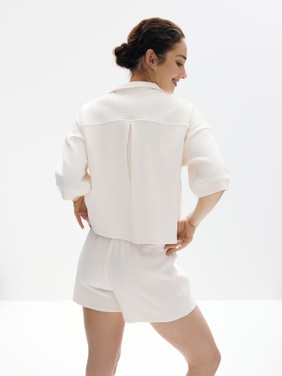 LADIES` PYJAMA - ΚΡΕΜ - RESERVED - 5