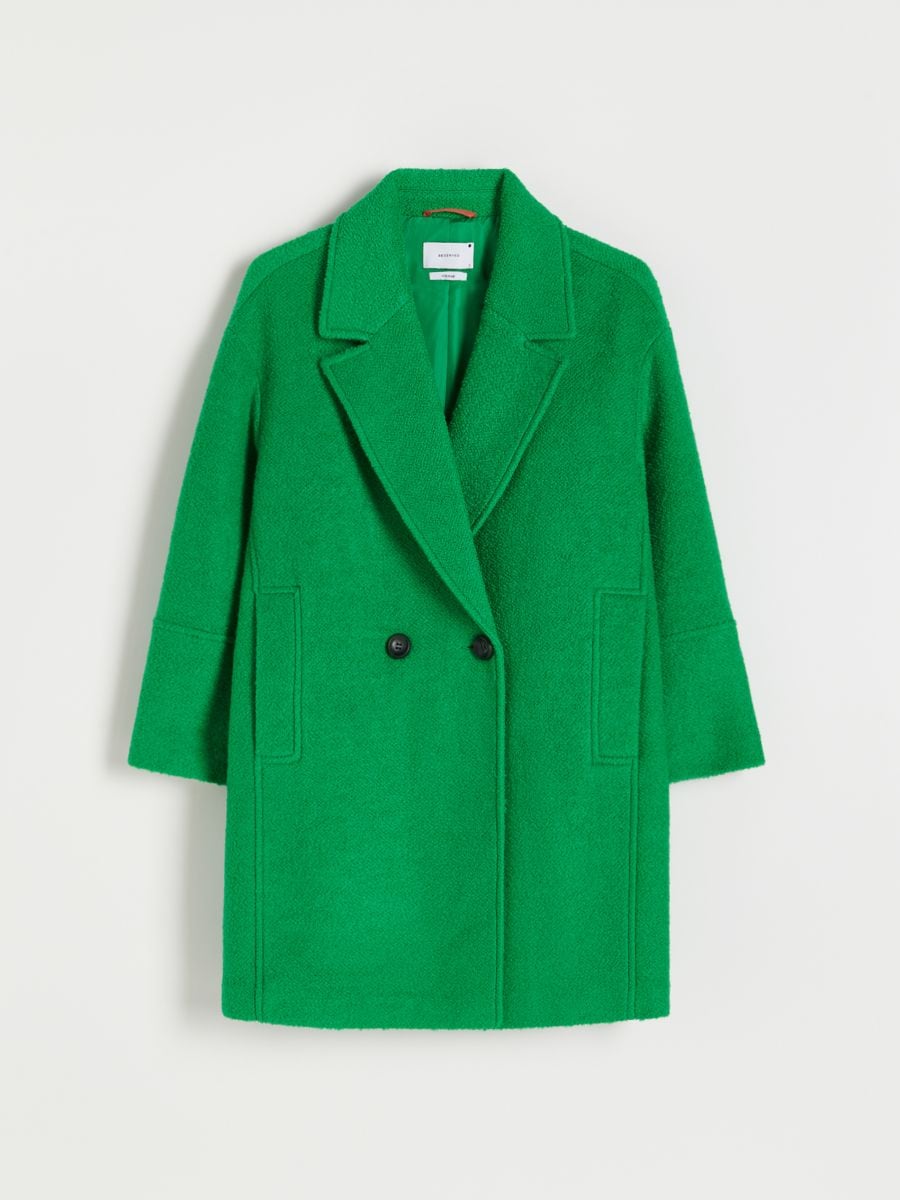 Wool blend coat - fresh green - RESERVED - 3