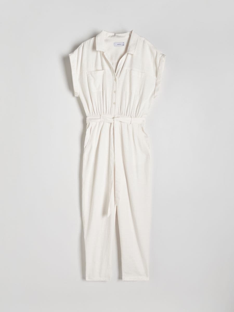 Overall mit Bindedetail - creme - RESERVED - 5