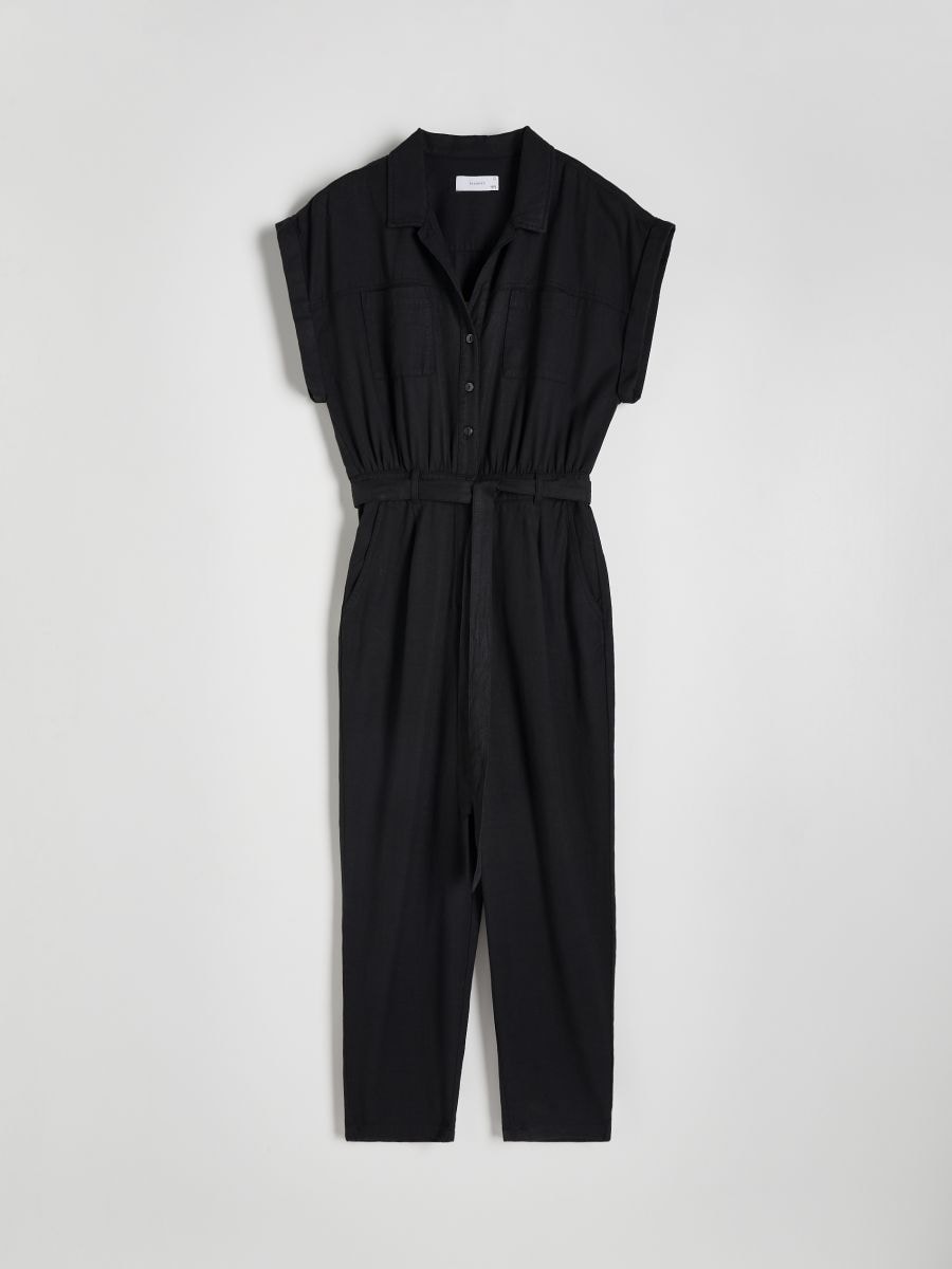 Kombinezon z wiązaniem Kolor czarny - RESERVED - 040AI-99X