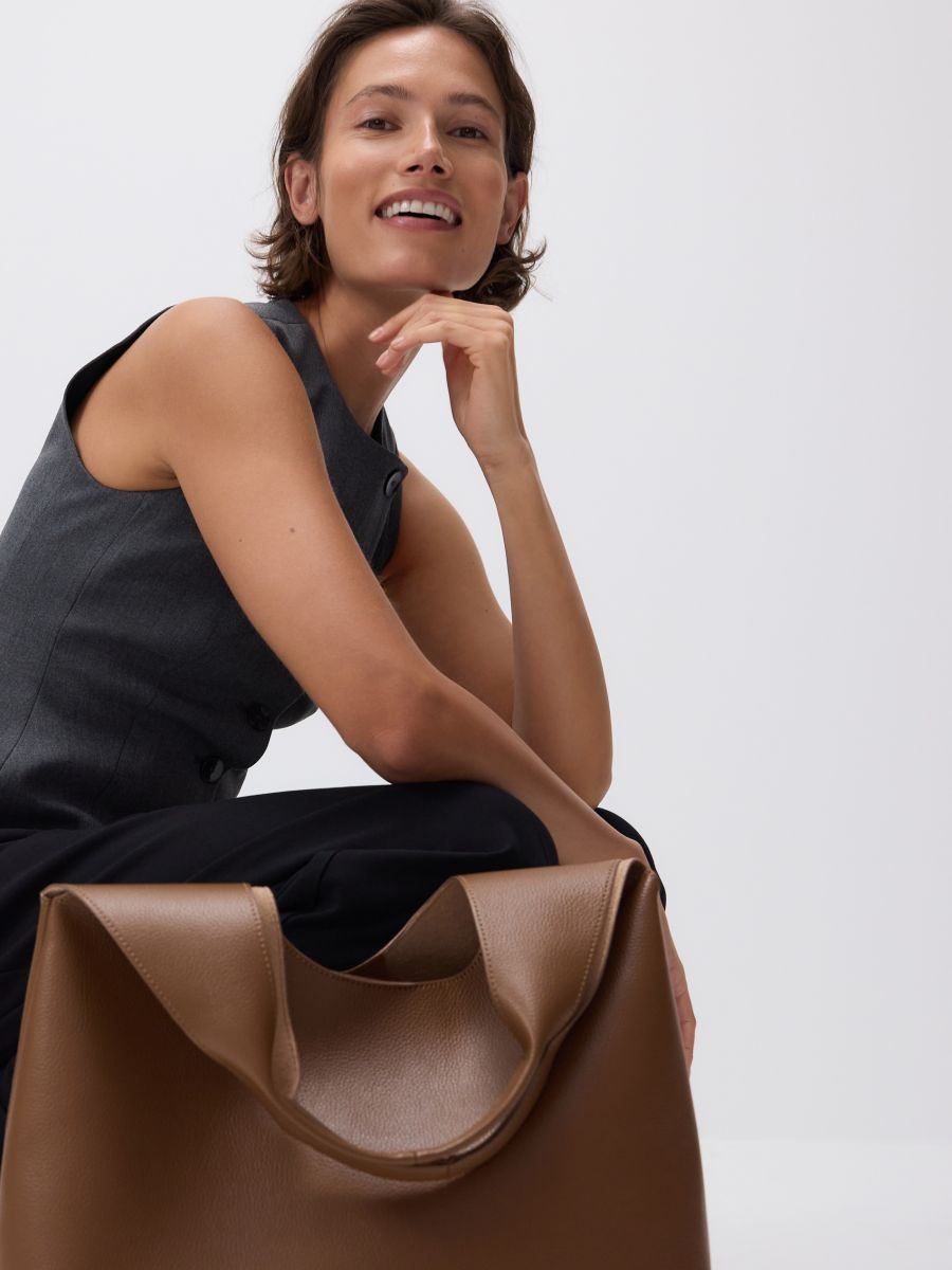Hobo bag - beige - RESERVED - 2