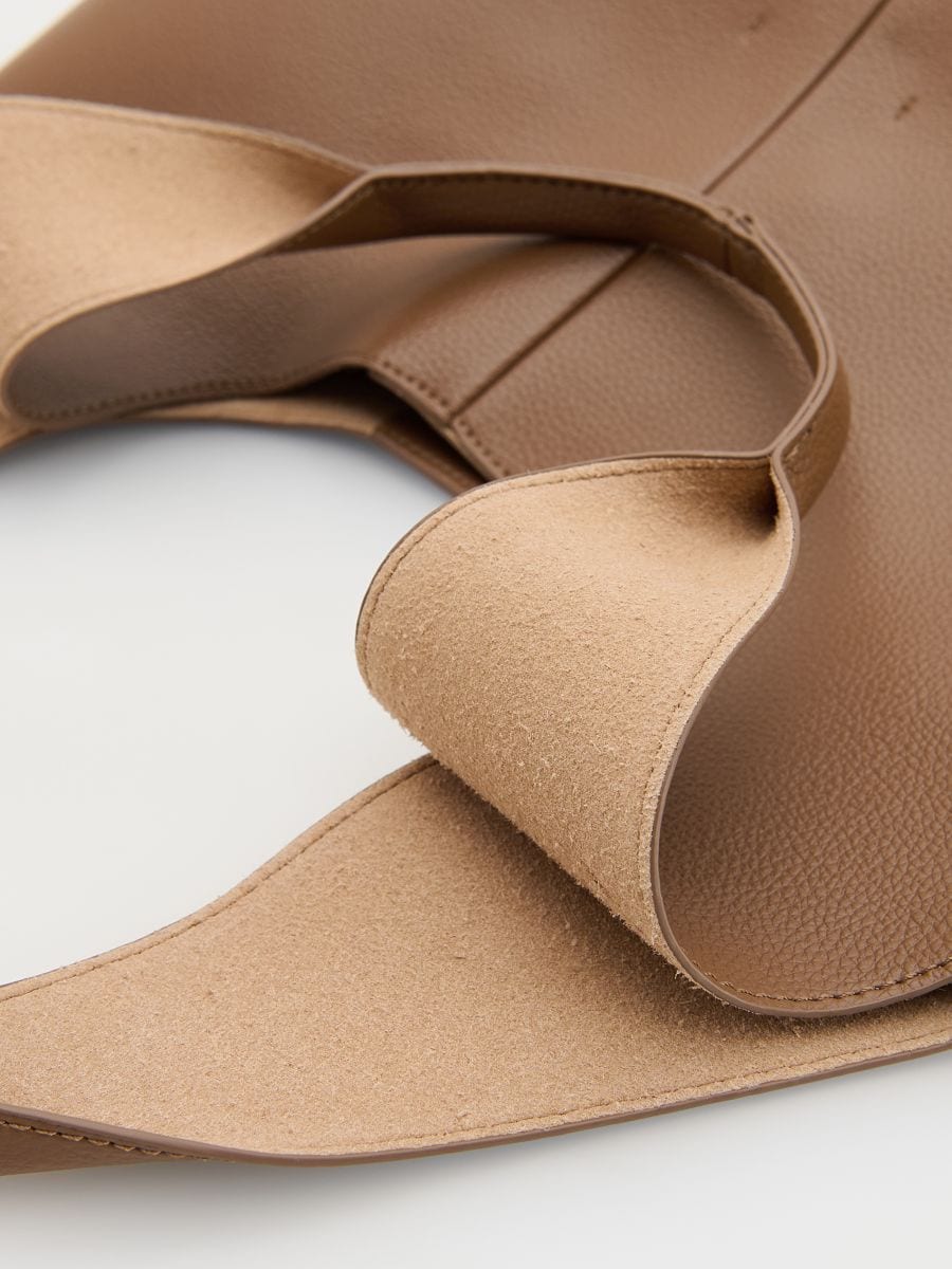 Hobo bag - beige - RESERVED - 6