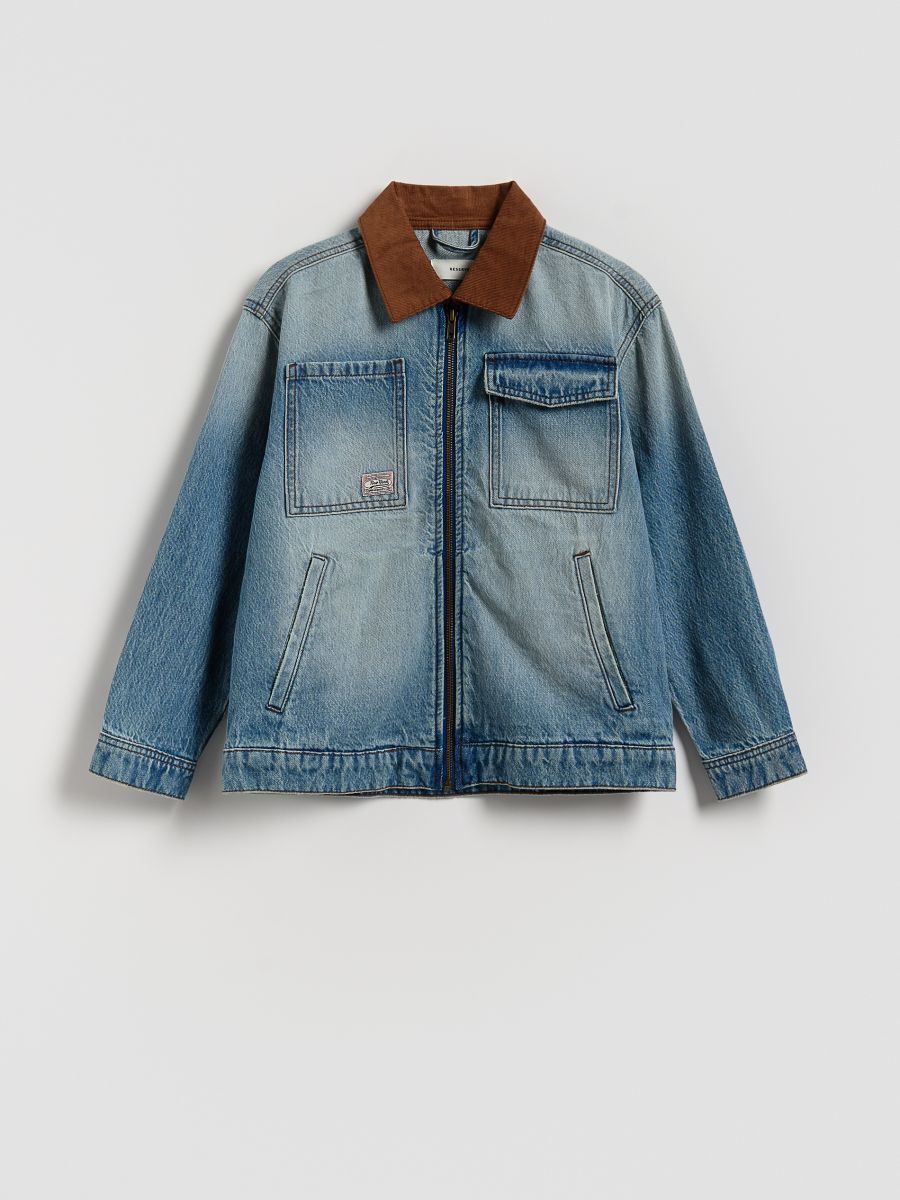Denim blazer - blue - RESERVED