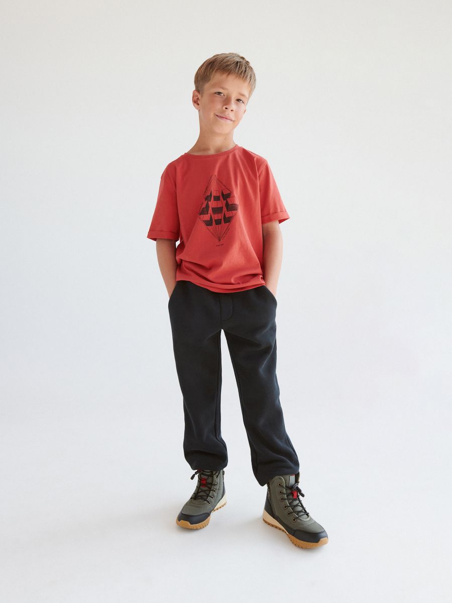 Jogger in maglia basic - nero - RESERVED - 4