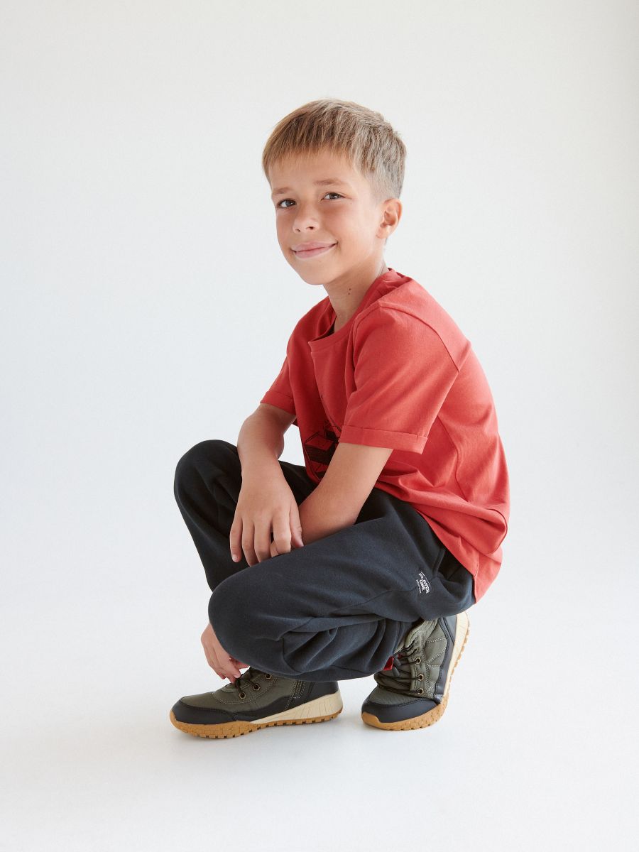 Jogger in maglia basic - nero - RESERVED - 5