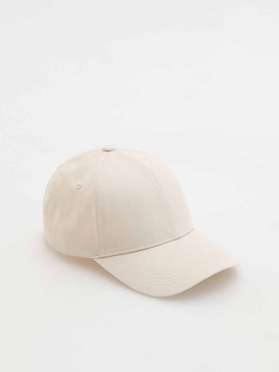 MEN`S PEAKED CAP - beige - RESERVED