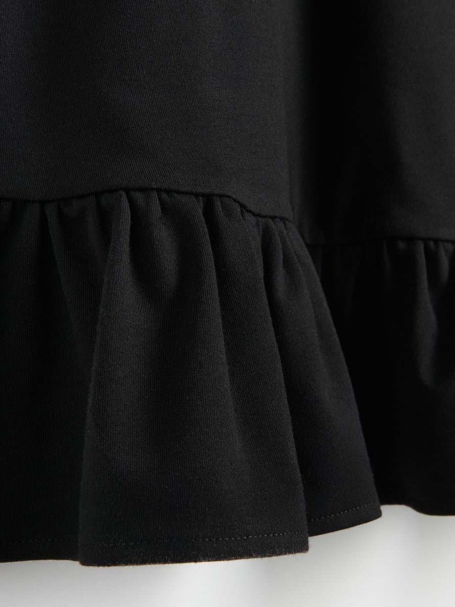 Dress with ruffles - black - RESERVED - 5