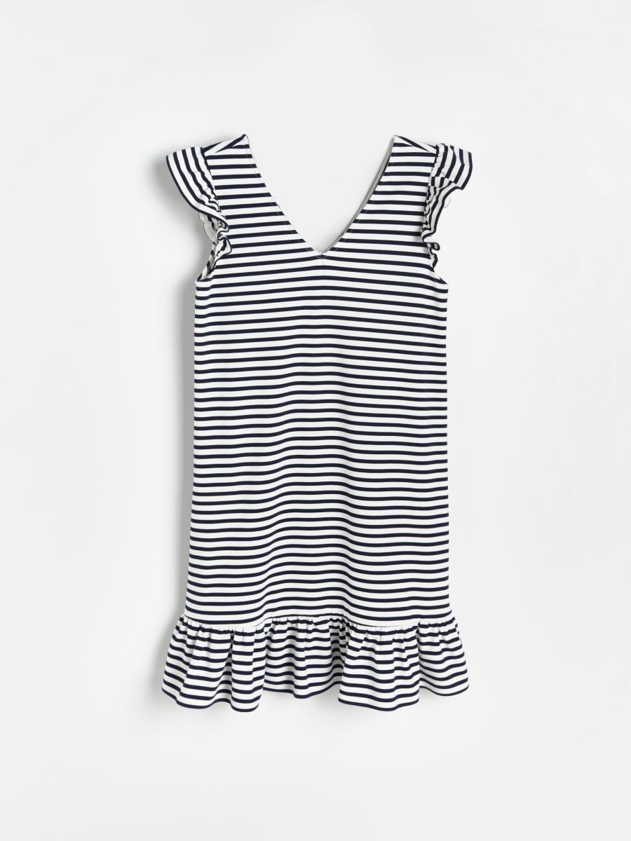Vestito con volant - multicolore - RESERVED - 4