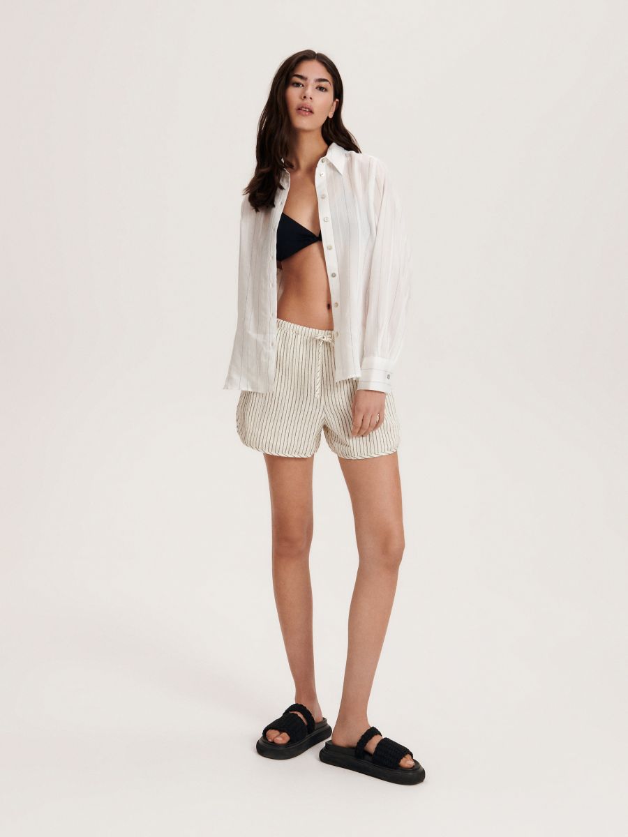 Pantaloncini a righe - multicolore - RESERVED - 2