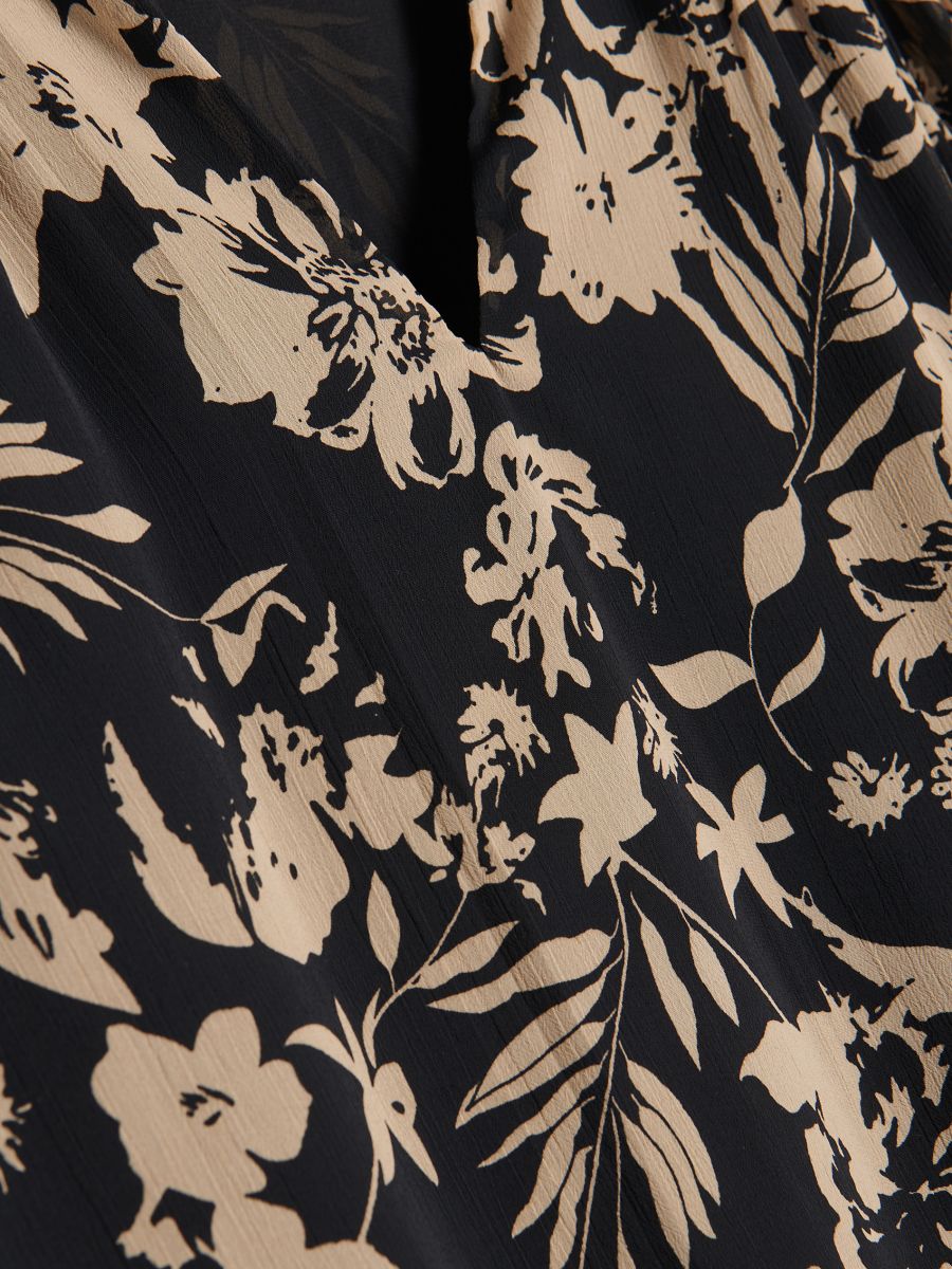 Patterned blouse - black - RESERVED - 5
