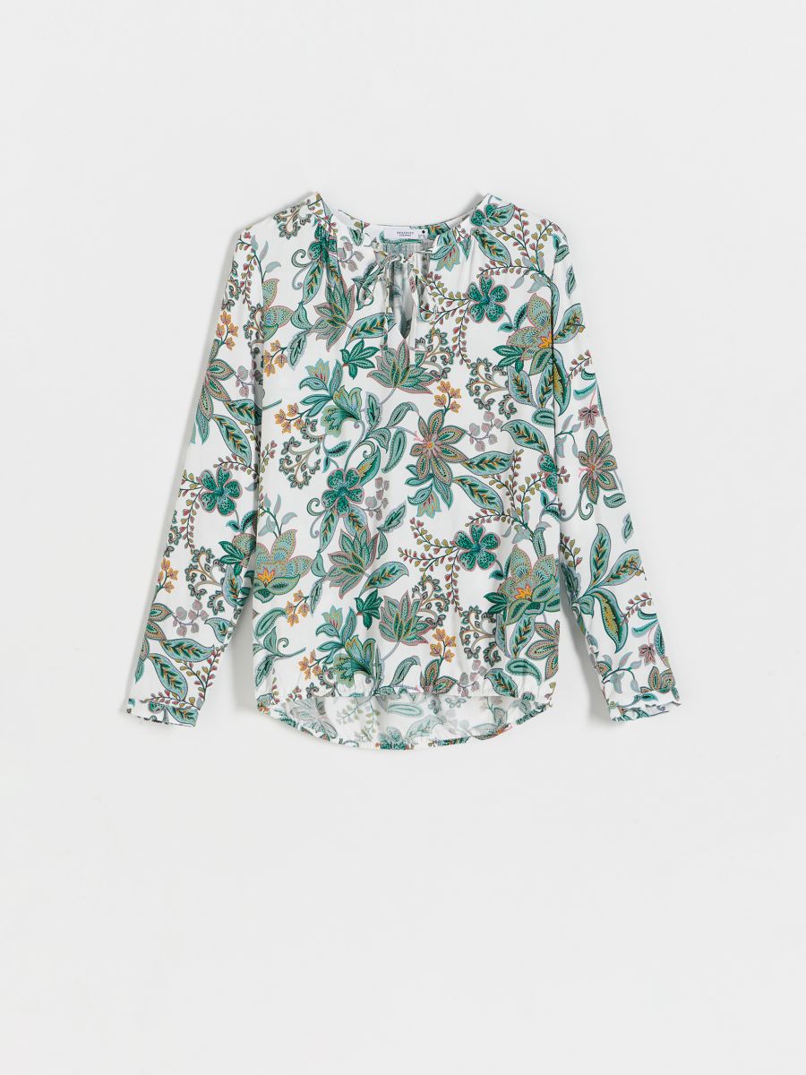 Viscose blouse - cream - RESERVED - 3